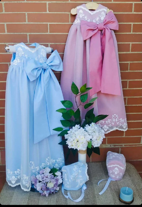Baby Gown With Bow Preppy Men's College
