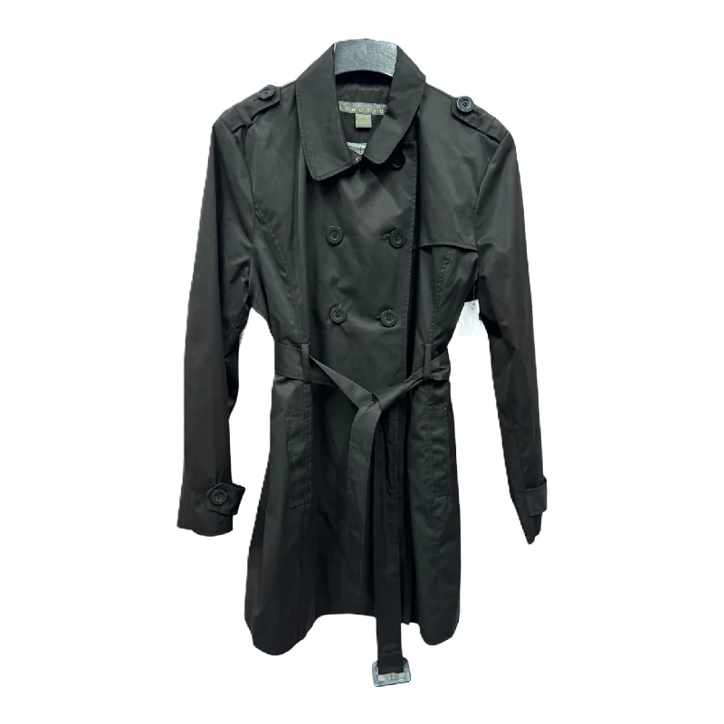 Black Coat Raincoat By Kenneth Cole Reaction, Size: 1x Masculine Men's 