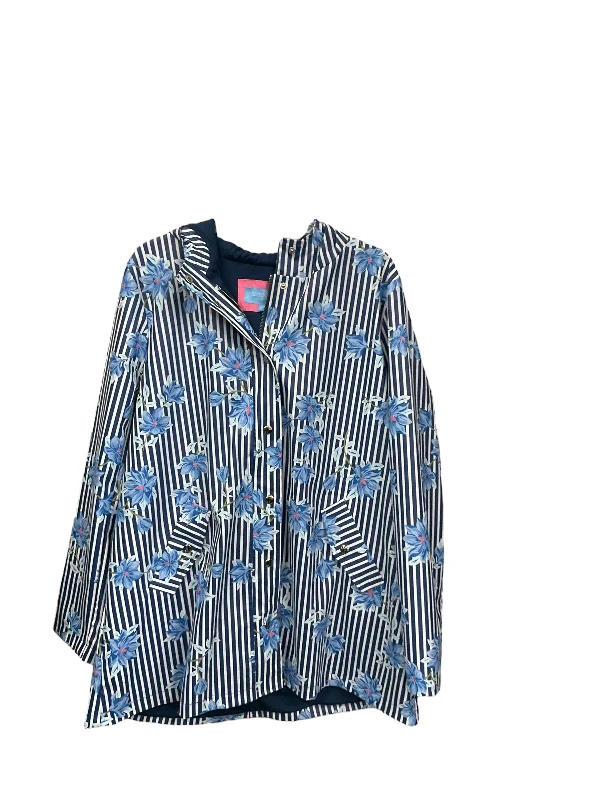 Coat Raincoat By Draper James In Floral Print, Size: L Street