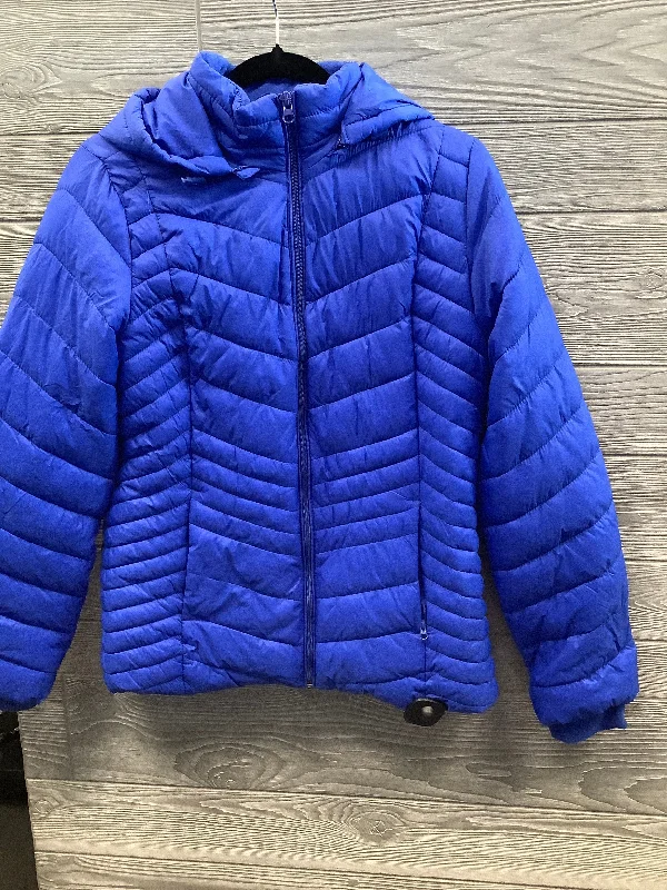 Coat Puffer & Quilted By Xersion In Blue, Size: M Cozy Men's Sherpa