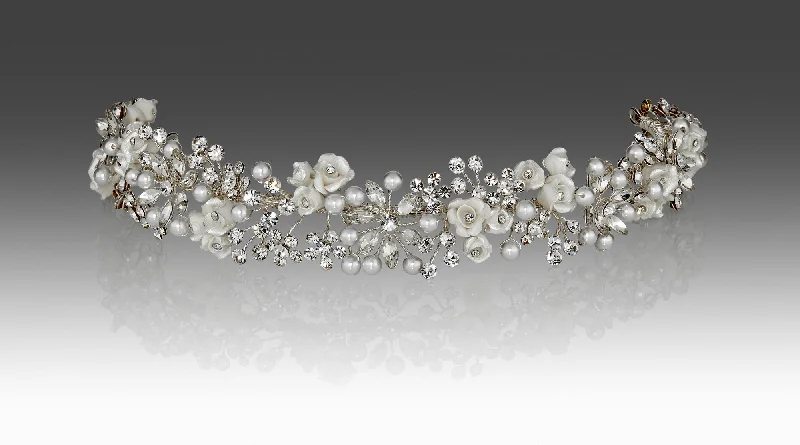 Porcelain Crystal Headpiece Youthful Men's Anime