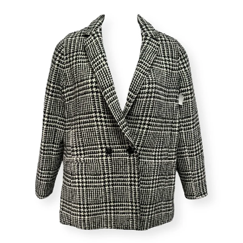 Coat Other By Talbots In Plaid Pattern, Size: 12 Gym