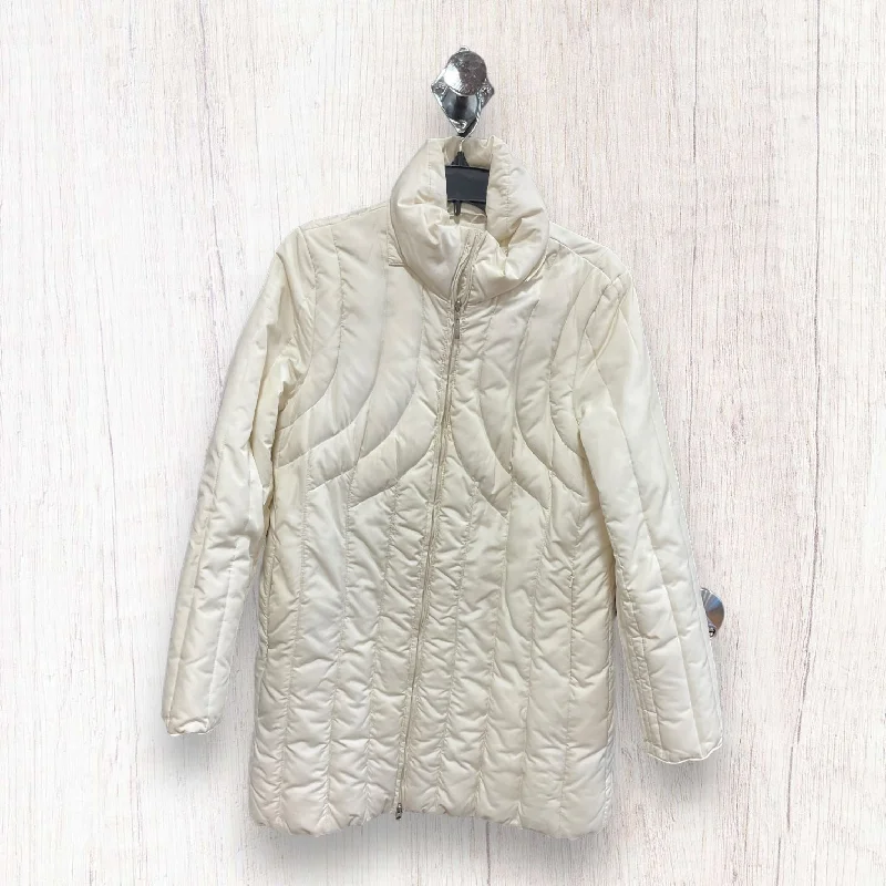 Cream Coat Puffer & Quilted Kenneth Cole Reaction, Size L Artistic Men's Avant