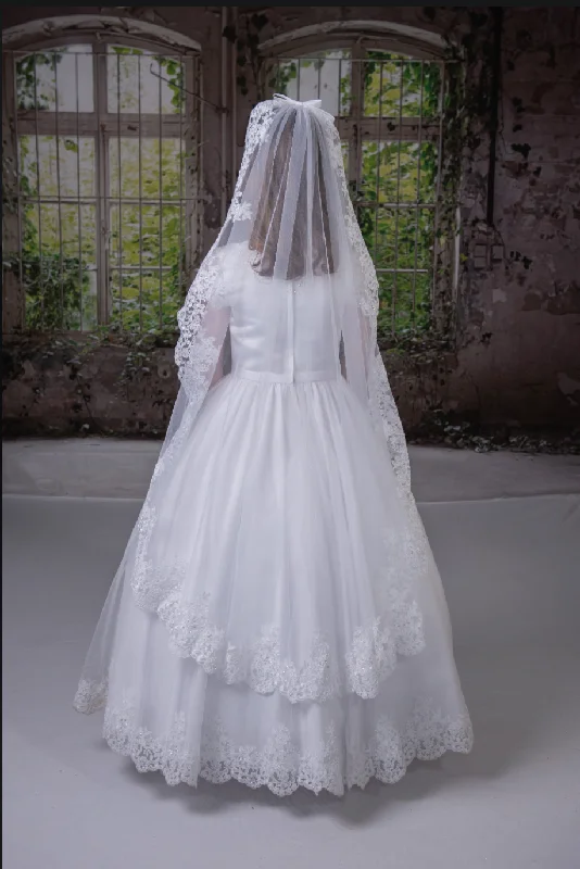 Extra Length Lace Veil Masculine Men's Thick