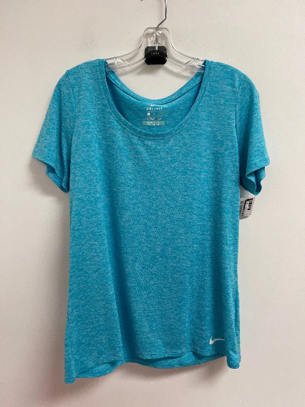 Athletic Top Short Sleeve By Nike Apparel In Blue, Size: L Edgy Men's Punk