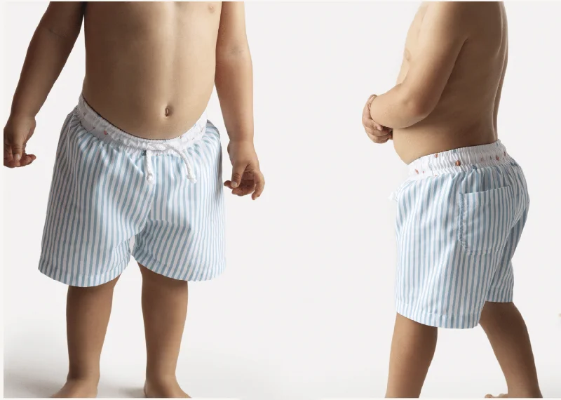 Meia Pata Boy's Stripe Trunks Business
