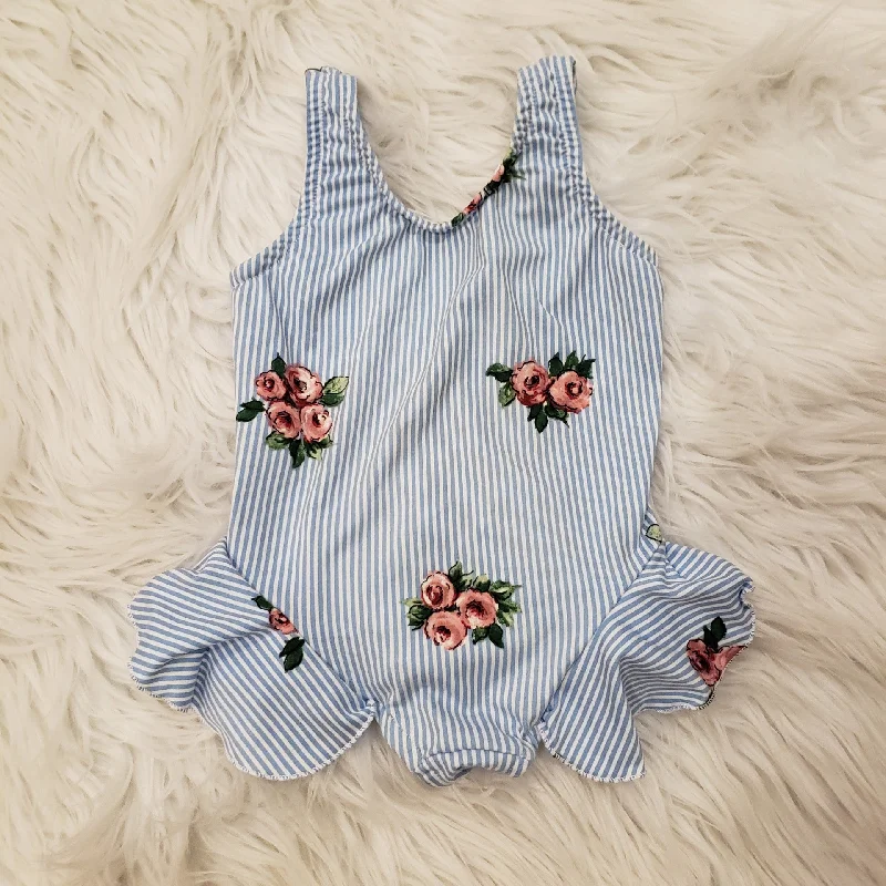 Stripe Rose Infant Suit Minimalist Men's Casual 