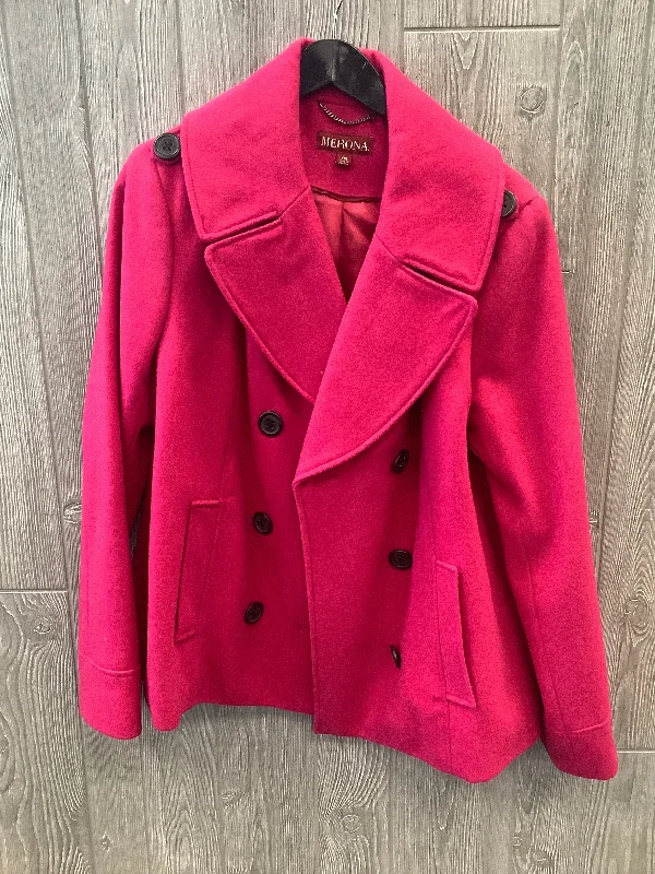 Pink Coat Peacoat Merona, Size Xxl Adventure
